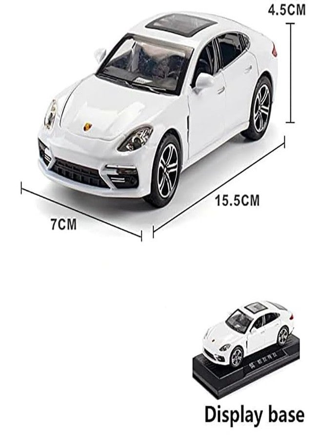 QQ Show سيارة لعبة QQ Show Play Boy 1:32 Porsche Panamera مصنوعة من سبيكة معدنية مصبوبة، تعمل بنظام السحب للخلف، مزودة بأبواب قابلة للفتح وإضاءة وموسيقى، مناسبة للأطفال (متعددة الألوان). - Image 2