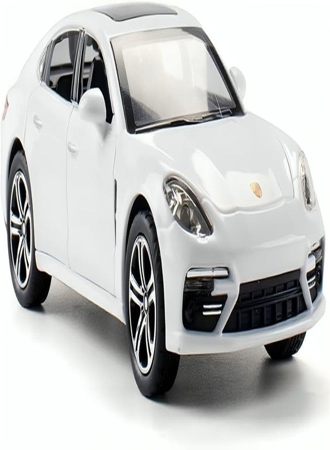 QQ Show سيارة لعبة QQ Show Play Boy 1:32 Porsche Panamera مصنوعة من سبيكة معدنية مصبوبة، تعمل بنظام السحب للخلف، مزودة بأبواب قابلة للفتح وإضاءة وموسيقى، مناسبة للأطفال (متعددة الألوان). - Image 1