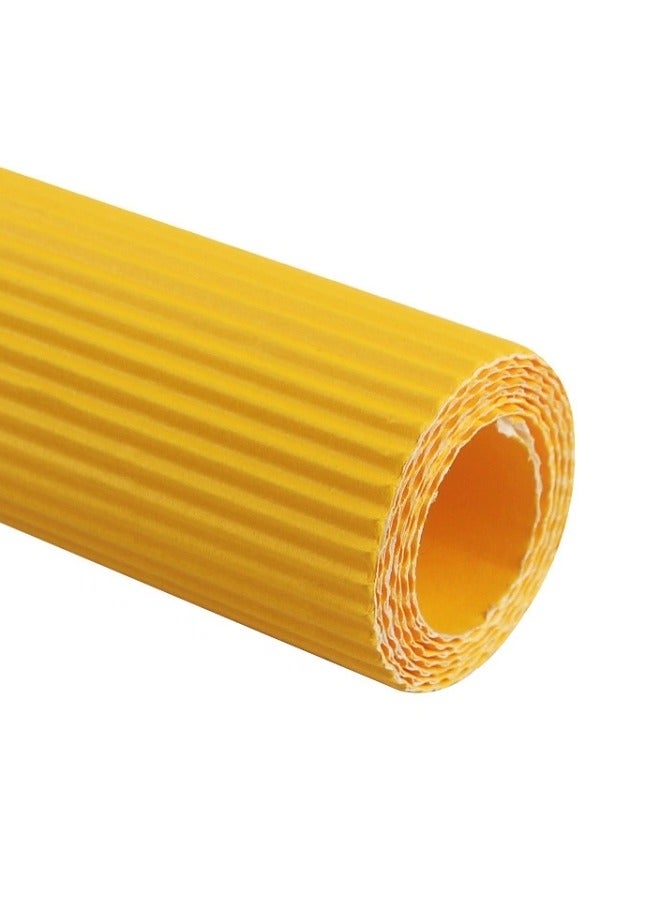 Flamingo Corrugated Paper Thickened Wrapping Paper Handmade DIY Wrapping Paper Material Yellow - Image 2