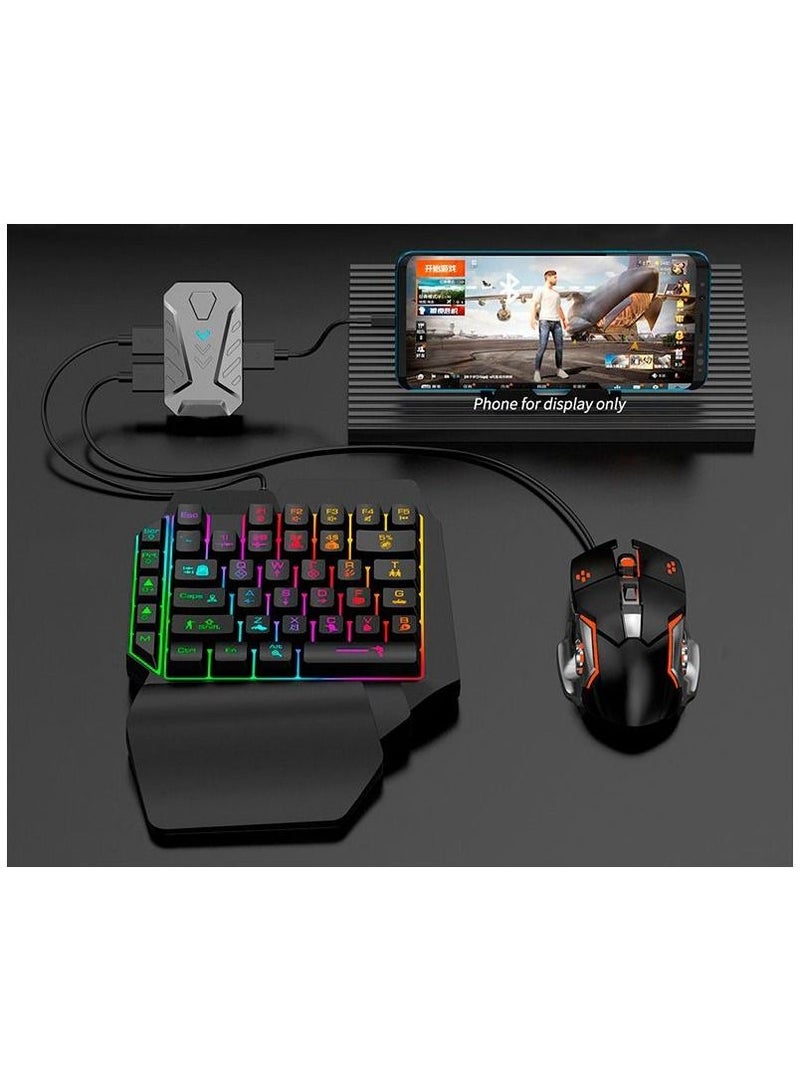 4 in 1 mobile gaming combo pack including keyboard and mouse  - Image 1