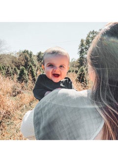 green sprouts Muslin Burp Cloths made from Organic Cotton | 4 absorbent layers protect from sniffles,drips & drools | 100% organic cotton muslin,Super soft & softer with every wash,Machine washable  - Image 1