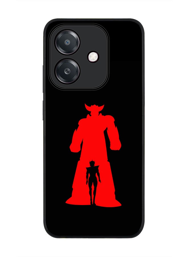 Stylizedd For Oppo A5i Case,Slim fit Camera Protection, Shockproof Thin Phone cover  - Grendizer (Black)