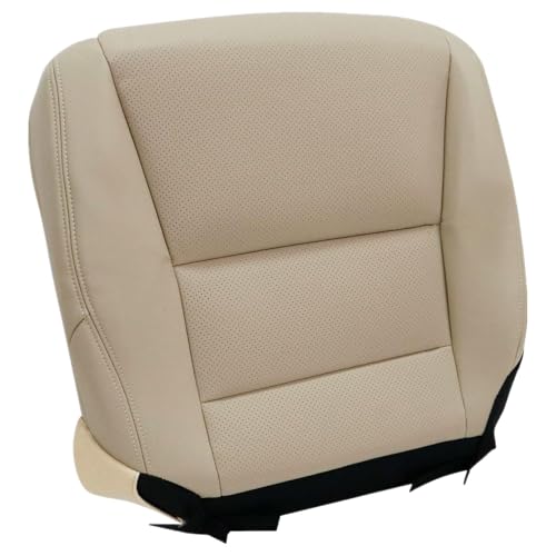 NLQR Front Driver Side Bottom Replacement Seat Cover Microfiber Leather Tan Compatible with Honda Accord Sedan 2013 2014 2015 2016 2017 - Image 2