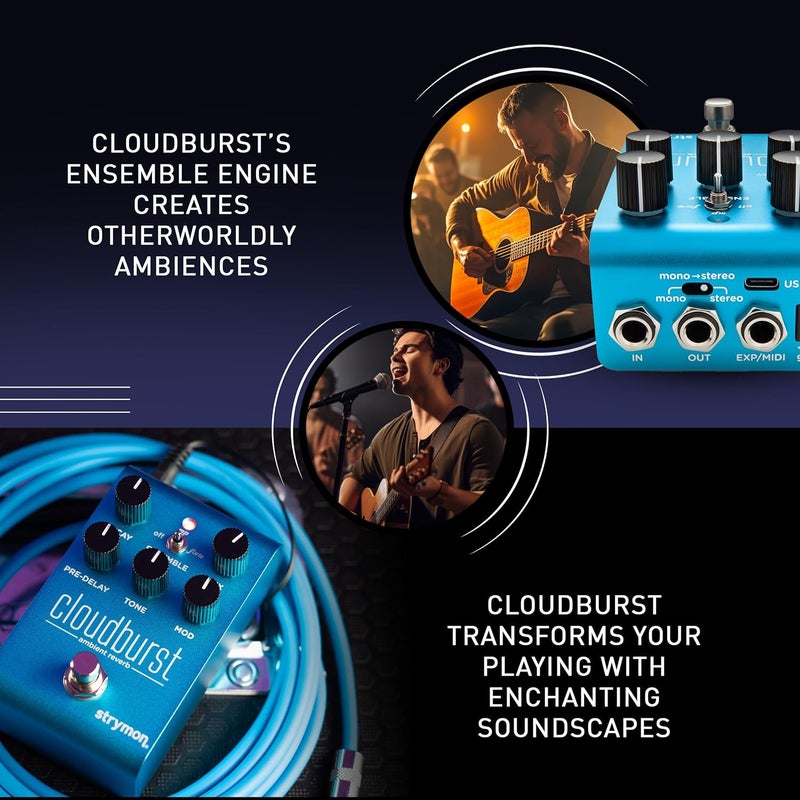 Strymon Cloudburst Ambient Reverb Pedal - Image 4