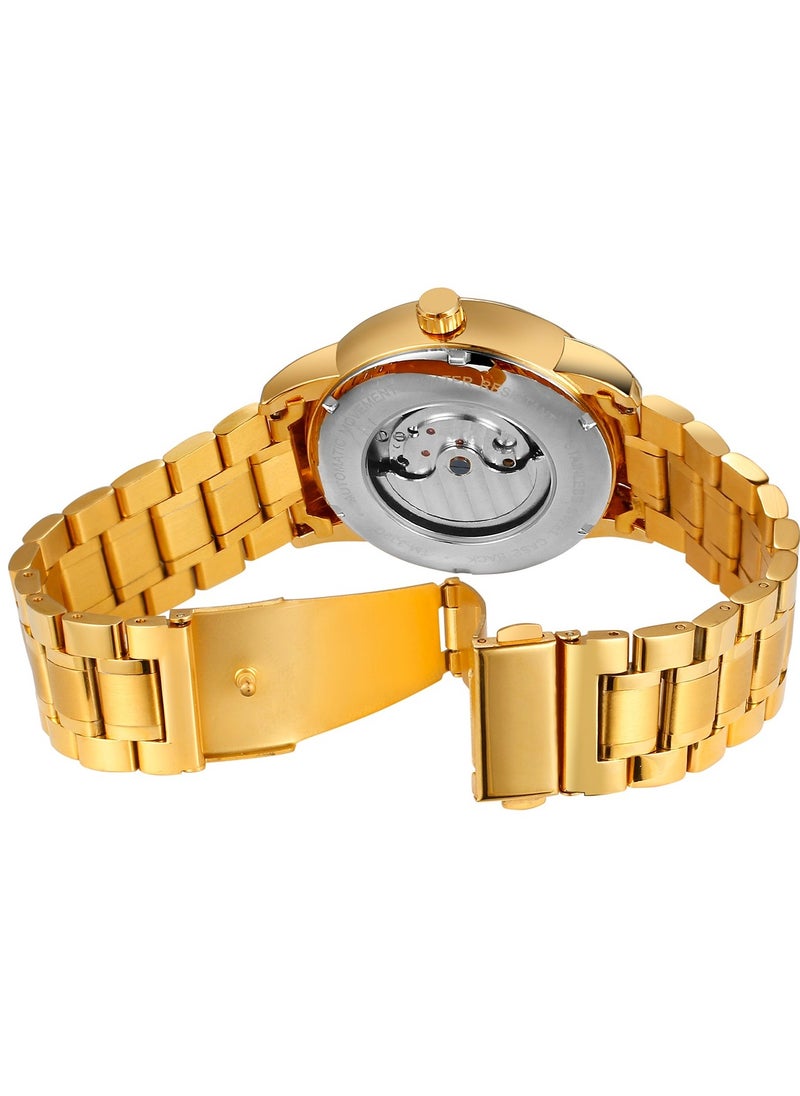 FORSINING FORSINING Automatic Watch Moon phase Stainless Steel Waterproof Watch  - Image 5