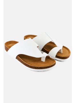 Algspar Men Slip On Sandals, White  - Image 1