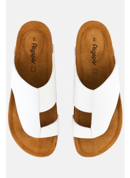 Algspar Men Slip On Sandals, White  - Image 2
