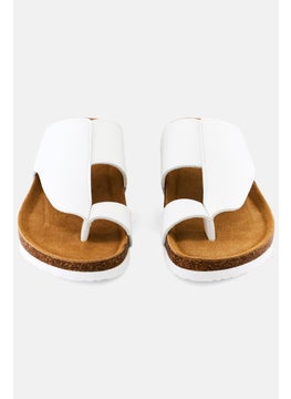 Algspar Men Slip On Sandals, White  - Image 4