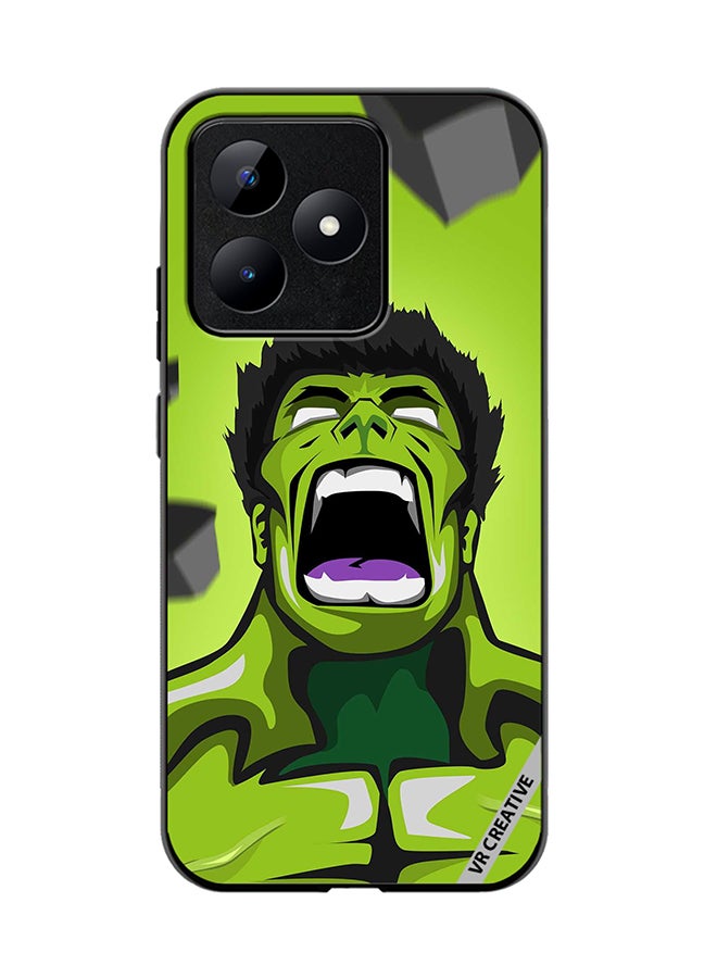 VR CREATIVE Protective Case Cover For Realme C53 Green Hulk Design Multicolour - Image 1