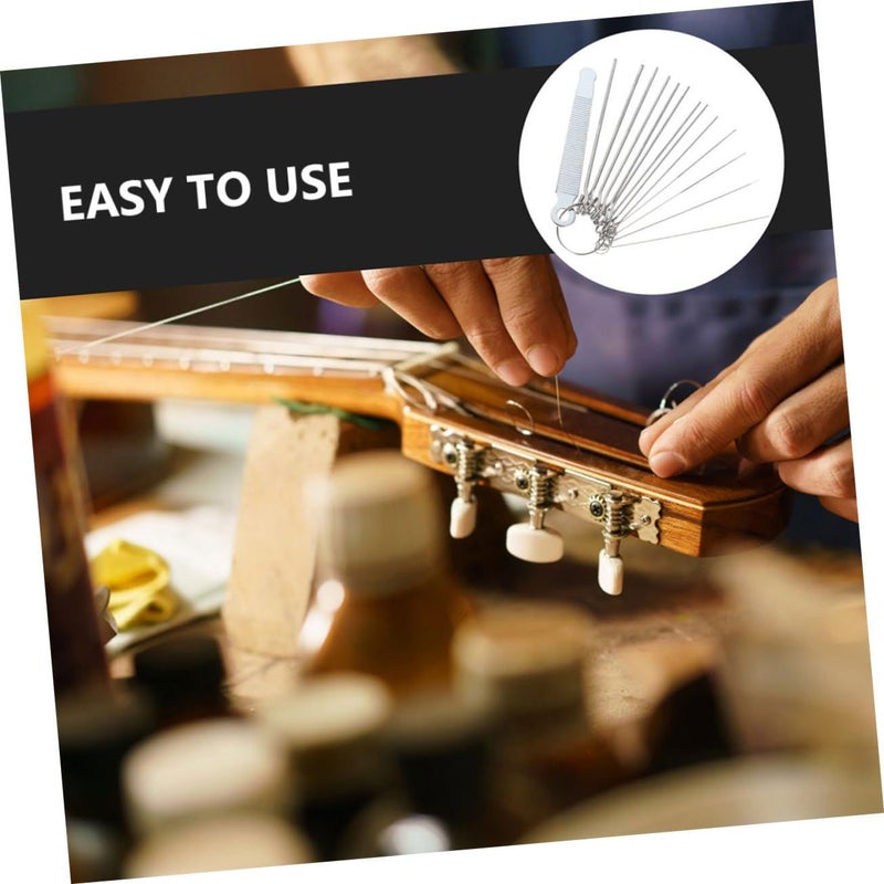 2 Sets Luthier Tool Kit for Guitar Nut and Saddle Slotting Precision Filing Electric Guitar Repair - Image 4