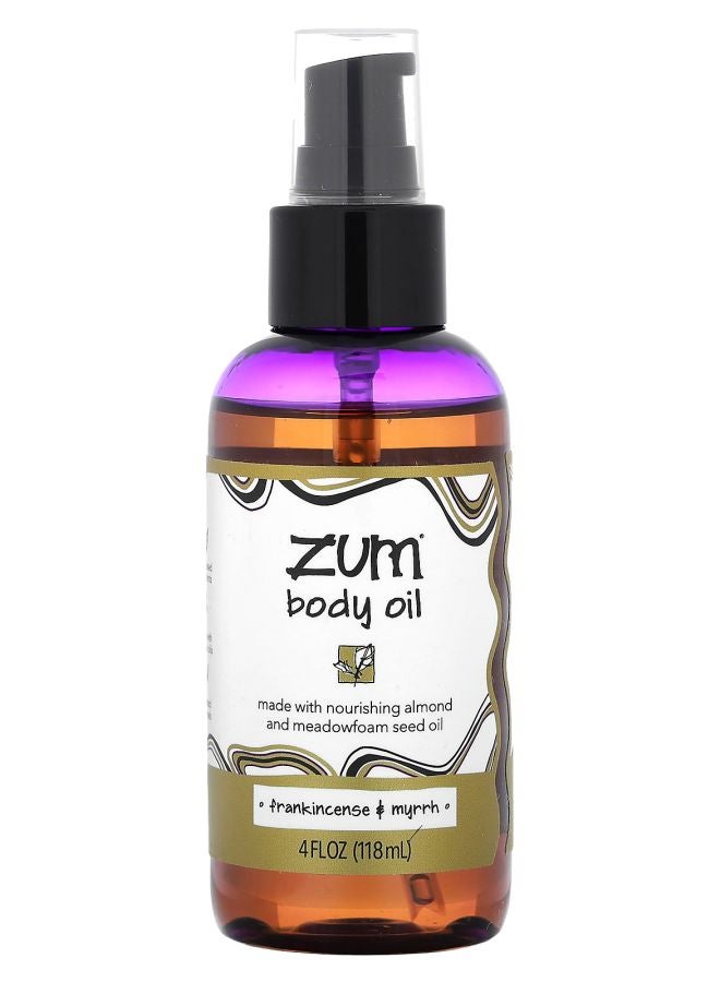ZUM Body Oil Frankincense & Myrrh 4 fl oz (118 ml)