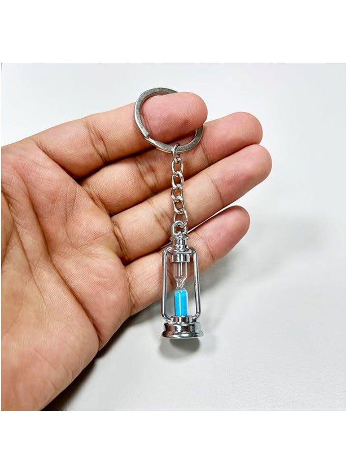 Rubik Keychain, Lantern Shaped Hourglass Key Chain Gift for Women and Men Universal Size Keyring  - Image 3