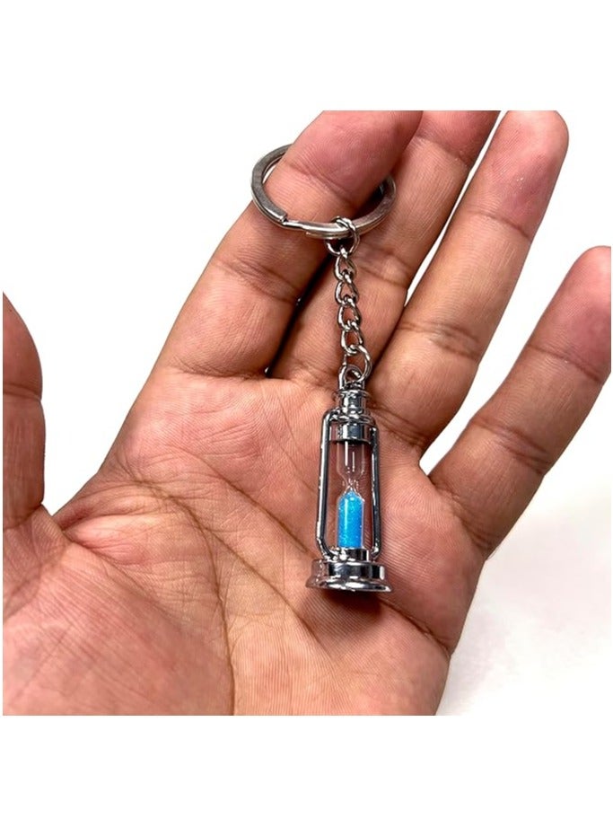 Rubik Keychain, Lantern Shaped Hourglass Key Chain Gift for Women and Men Universal Size Keyring  - Image 2