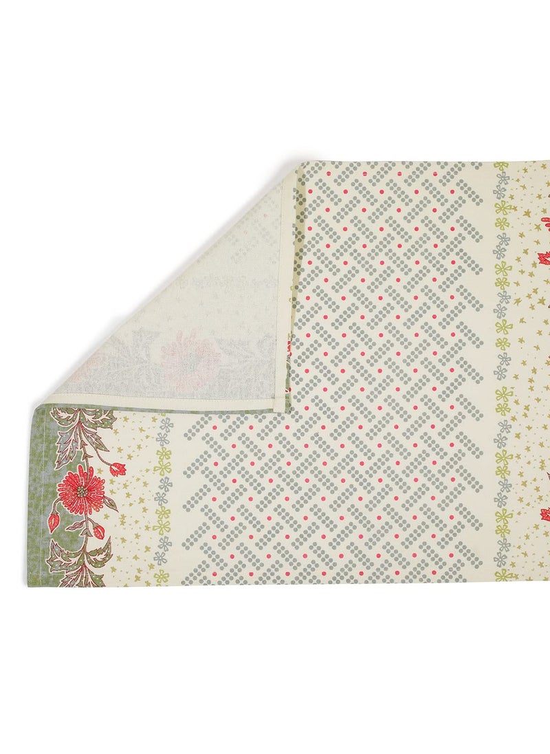 Fabindia Fabindia Multi Coloured Adira Cotton Printed Mat (2101449001)  - Image 4