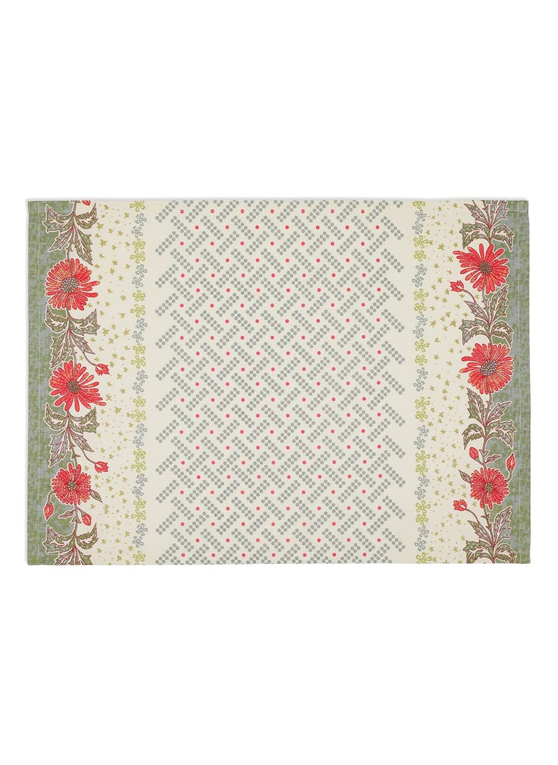 Fabindia Fabindia Multi Coloured Adira Cotton Printed Mat (2101449001)  - Image 2
