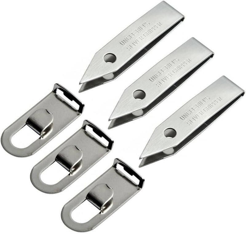 Sliver Gripper 3 Pack Uncle Bill's Precision Key Chain Tweezers