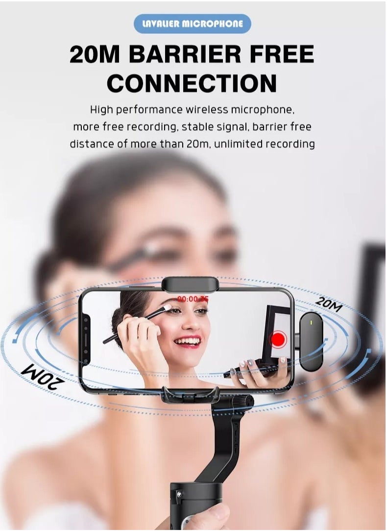 Generic - Wireless Microphone for Iphone with charging box, 2-in-1 Plug-Play Microphone, 20m Transmission Range - Image 1