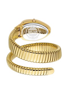 Just Cavalli ساعة يد نسائية بيضاوية الشكل من الفولاذ المقاوم للصدأ JC1L223M0035 - 22 مم  - Image 3