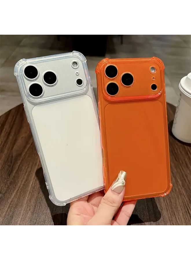 حافظة هاتف شفافة مضادة للصدمات مع شحن لاسلكي مغناطيسي لـ iPhone 17 Pro - Image 1