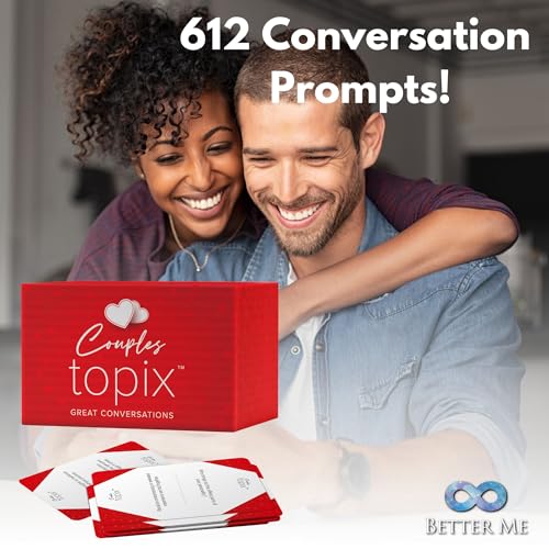 Better Me Couples Topix 612 Conversation Starters for Couples Create Quality Time with These Conversation Starter Cards Fun Date Night Ideas Relationship Gifts - Image 5