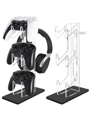 3 Tier Controller Stand and Headset Holder Game Accessories Storage Bracket for PS5 PS4 Nintendo Switch Xbox, Controller Holder Headset Stand Gaming Accessories,Desk Mounts for Controller - pzsku/ZE91B891E767AD429E51BZ/45/_/1733157414/e52bf393-a742-48f9-a393-746e666168d3