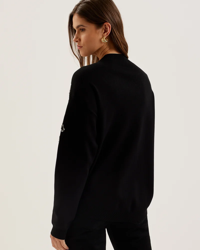 تيد بيكر Embellished Crew Neck Sweater
