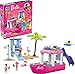 Mega Brands MEGA Barbie Kids Building Toy Set Malibu Dream Boat with 317 Pieces 2 MicroDolls and Accessories Pink Ages 6 Years - Image 3