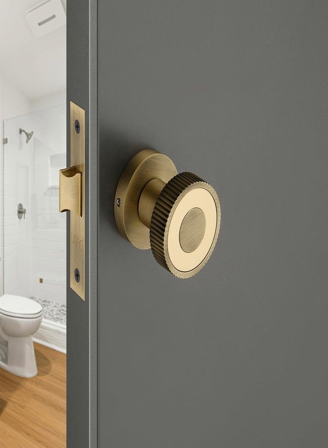 LAPO Bathroom Mortise Door Lock Set | 45x45mm Lock Body | Durable Brass Latch | Keyless Operation | Fits 30-50mm Door Thickness | Antique Finish | Reversible for Left & Right Doors | 3 Year Warranty - Image 1