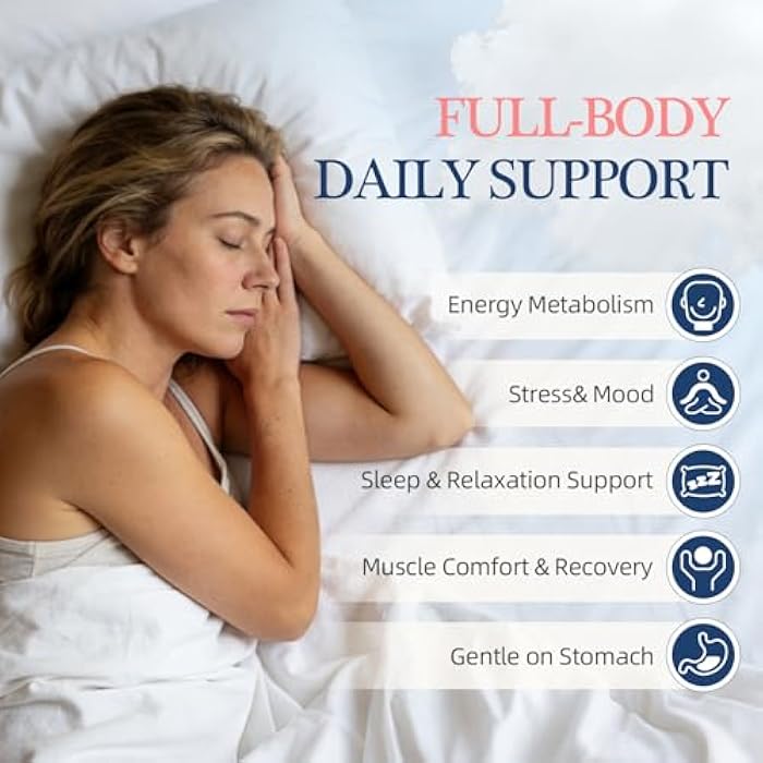 Alliwise 1000mg Magnesium Complex for Women & Men,7-in-1 Chelated Magnesium Blend with Glycinate, Taurate, Citrate & More,Calm, Sleep & Muscle Relaxation Support,Third-Party Tested - Image 2