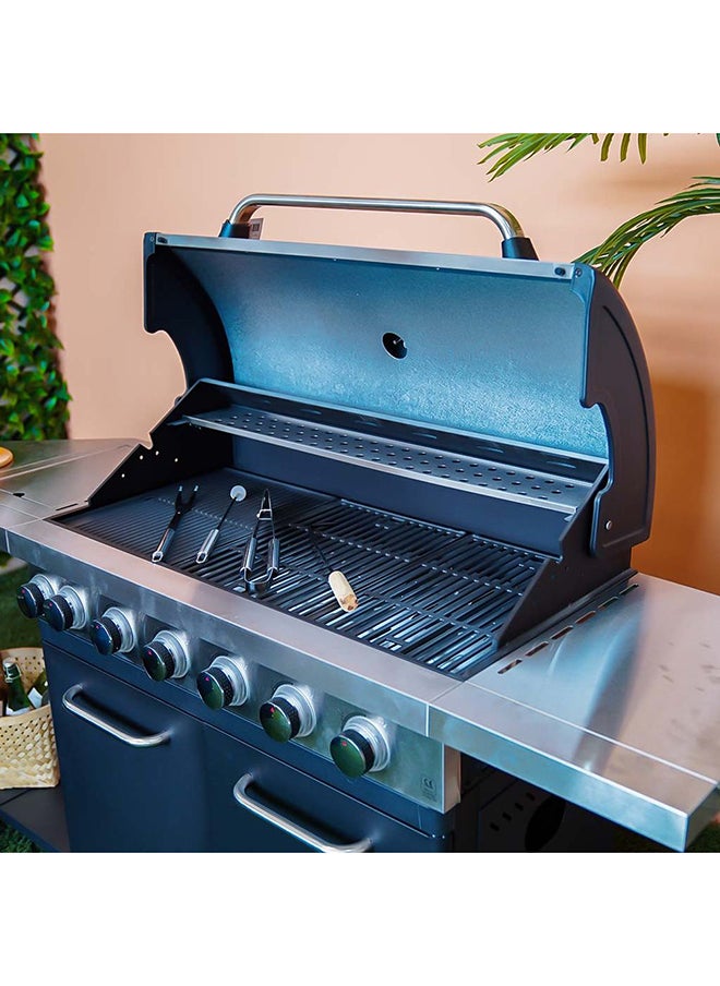 Inferno Ignite Series Bbq Kitchen Outdoor Kitchen Independent Design Of Components 6 Main Burners And One Side Burner - Black - pzsku/ZE91BCC9E817D3F8D2408Z/45/_/1726845318/4c24439d-8199-4103-b5e2-65821d11d38c