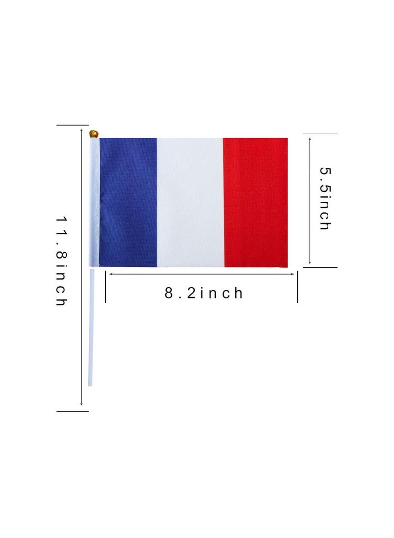 PRINTSHOP4ME Set Of 10 Hand-Held Mini Country Flags-Perfect For Parades-Festivals And Party Decorations-Party Favors And Event Supplies  - Image 3