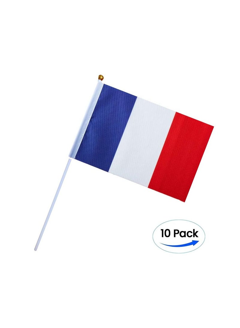 PRINTSHOP4ME Set Of 10 Hand-Held Mini Country Flags-Perfect For Parades-Festivals And Party Decorations-Party Favors And Event Supplies  - Image 4