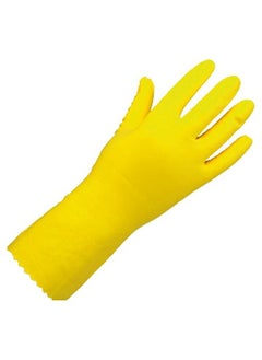 Tools-4-All Surf Rubber Hand Gloves Yellow Pack of 3 Pair 