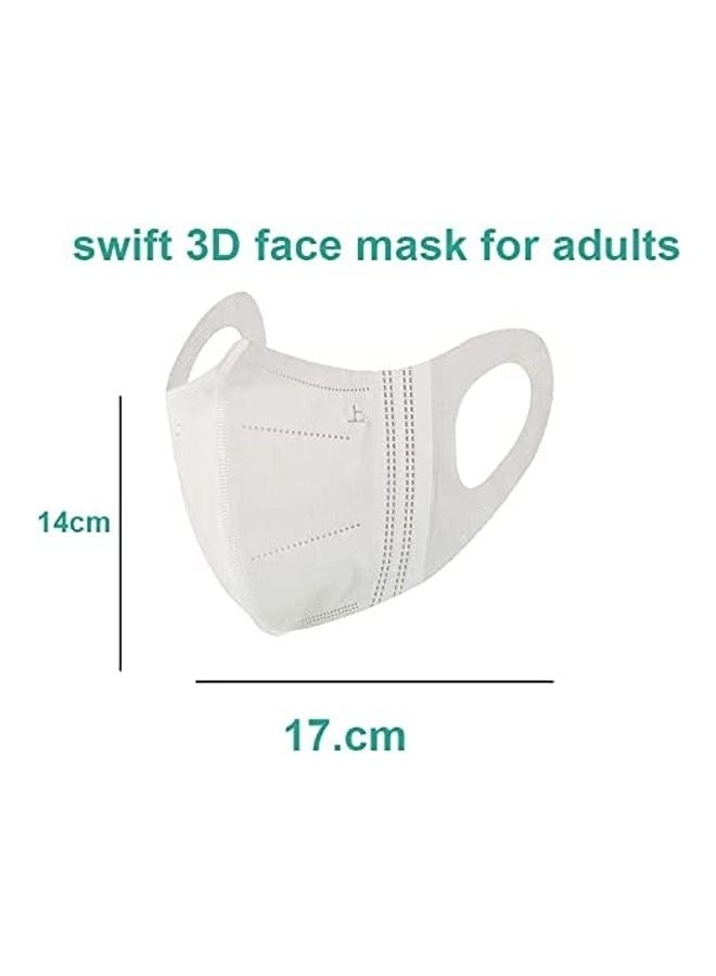 NIBEMINENT 50-Piece 3D Face Mask - Image 3