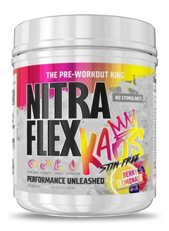 Gat Sport Nitraflex KAOS 40 Servings Stim-Free Berry Lemonade