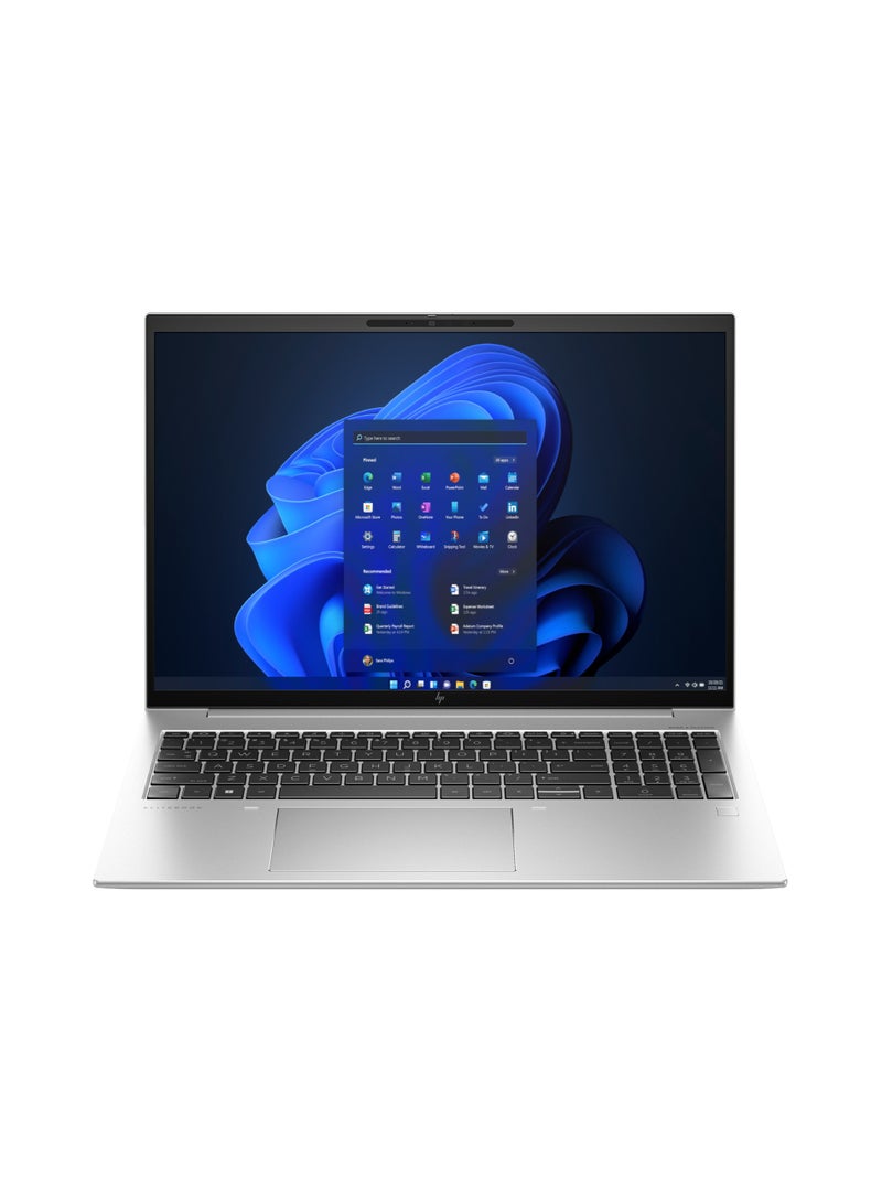 HP EliteBook 860 G10 Notebook (6T2B2EA) laptop, Core i7-1355U 10C, 14" WUXGA (1920 x 1200) IPS, 16GB DDR5-5200, 512GB NVMe SSD, Integrated Intel Iris Xᵉ Graphics, 5MP IR Cam, Win 11 Pro | Silver English/Arabic Silver - Image 2