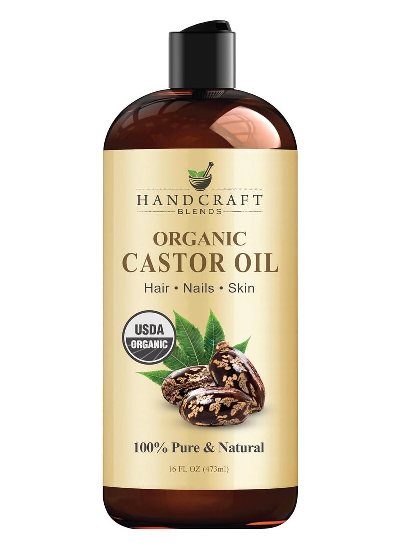 Handcraft Blends Organic Castor Oil 100% Pure and Natural, 16FL OZ - pzsku/ZE91C0930FA8163D515F6Z/45/_/1720705543/b5ddfa3b-fb9f-4368-8df1-093bf486d7a4