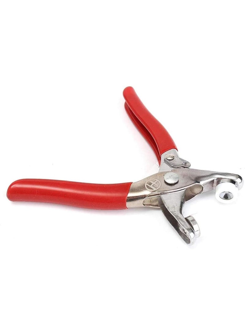GGOOT Tools 150 Sets 9.5mm Studs Snap Fasteners Dummy Clip Pliers 10 Colors Prong Ring Press Hardware Tool Kits Pincers - Image 1