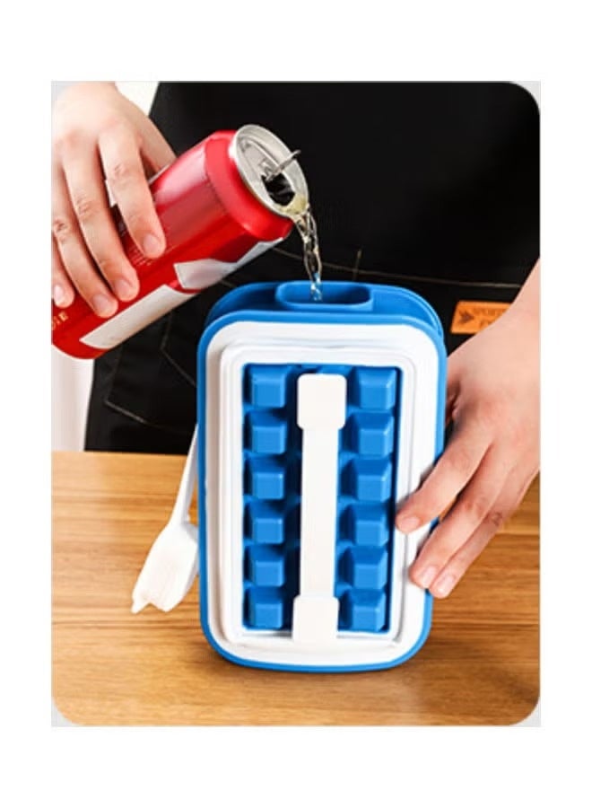 18 piece Ice Cube Trays Ice Cube Mold Bucket Light blue 22x5x13.5cm  - Image 4