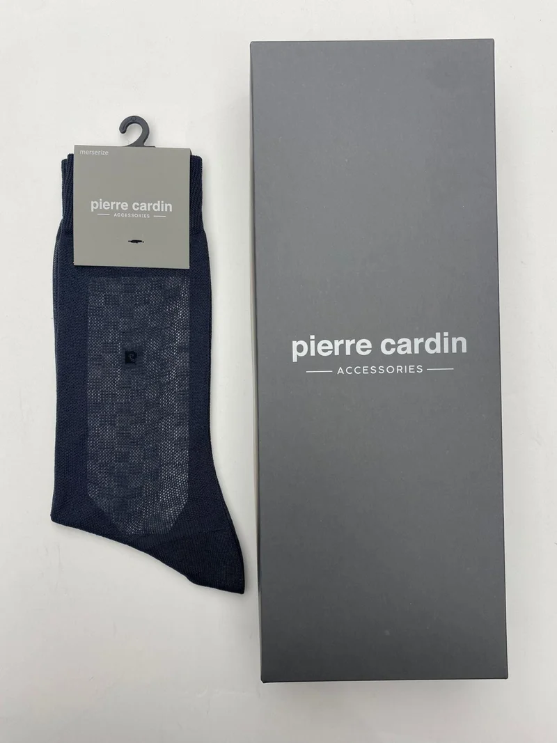 pierre cardin Mercerized 6-Pack Men's Long Socks 191-PC Anthracite