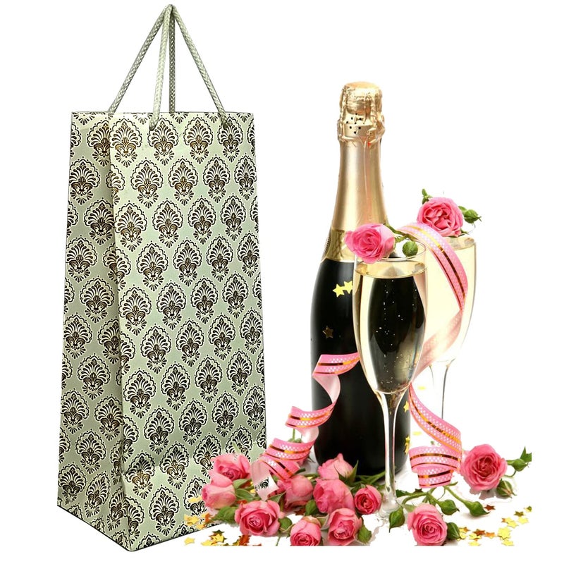 Aakriti Aakriti Wine Bags Wine Gift Bags for Wine Bottles Gifts Special Events Wine Bottle Gift Bags for Valentines Day Christmas Engagement Gift Weddings Thanksgiving WINEBAG20PC  - Image 1