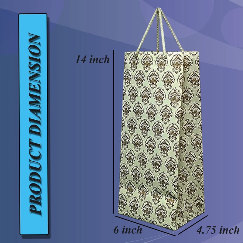 Aakriti Aakriti Wine Bags Wine Gift Bags for Wine Bottles Gifts Special Events Wine Bottle Gift Bags for Valentines Day Christmas Engagement Gift Weddings Thanksgiving WINEBAG20PC  - Image 2