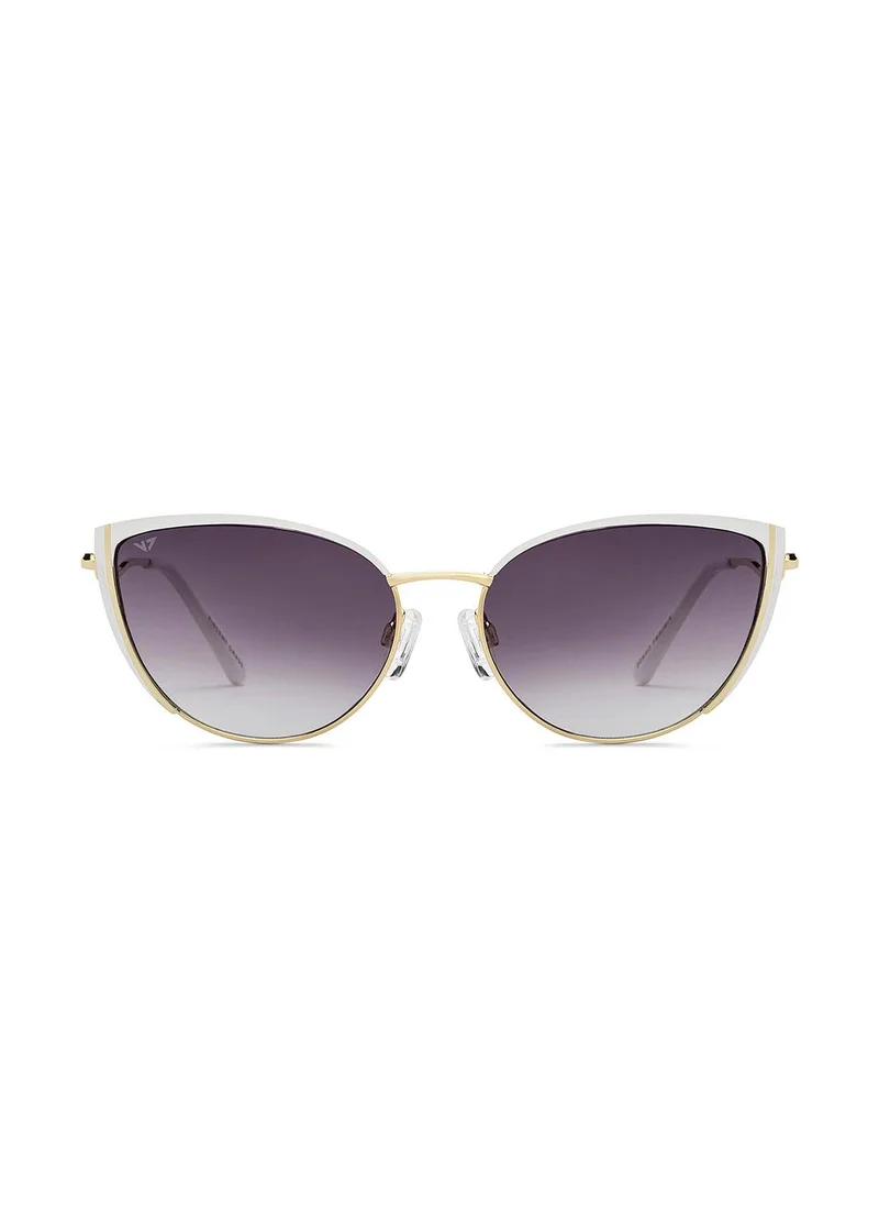 فينسينت تشيس Women's UV Protection Cat Eye Sunglasses - VC S15802 - Lens Size: 59 Mm