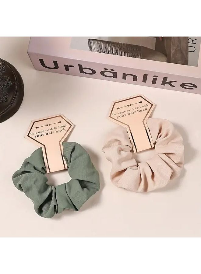 Green White Satin Garter Set Wedding Bride Squad Lingerie Gift - Image 4