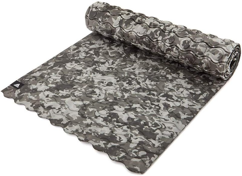 Adidas Textured Training Mat Dark Grey Camo Non-Slip Durable Mat for Fitness, Yoga & Home Workouts - Image 3