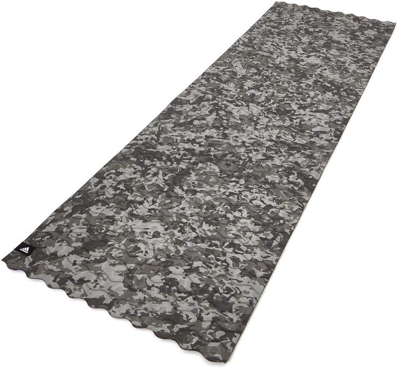 Adidas Textured Training Mat Dark Grey Camo Non-Slip Durable Mat for Fitness, Yoga & Home Workouts - Image 2