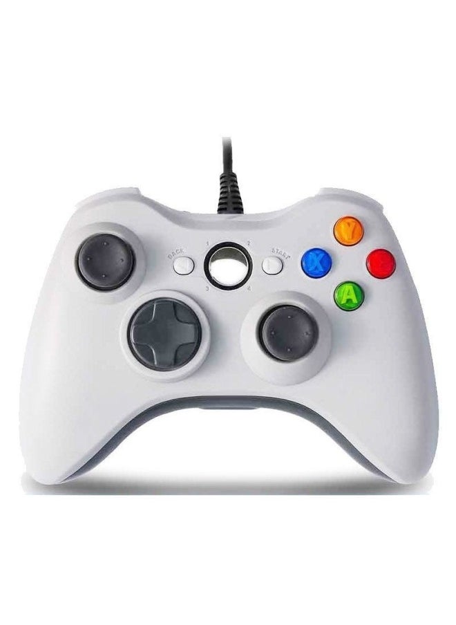 Generic XBOX360 Wired All-in-one Laptop Switch Gamepad Drive-free USB Interface P3.-Product Color:Ice And Snow White [with Color Box*supports Pc+360 Host]  - Image 1