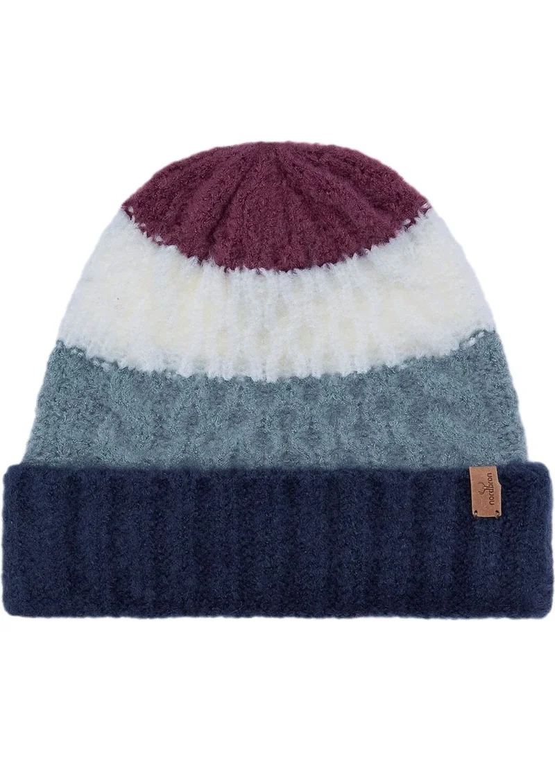 Nordbron Clarissa Gray Block Patterned Women's Beret