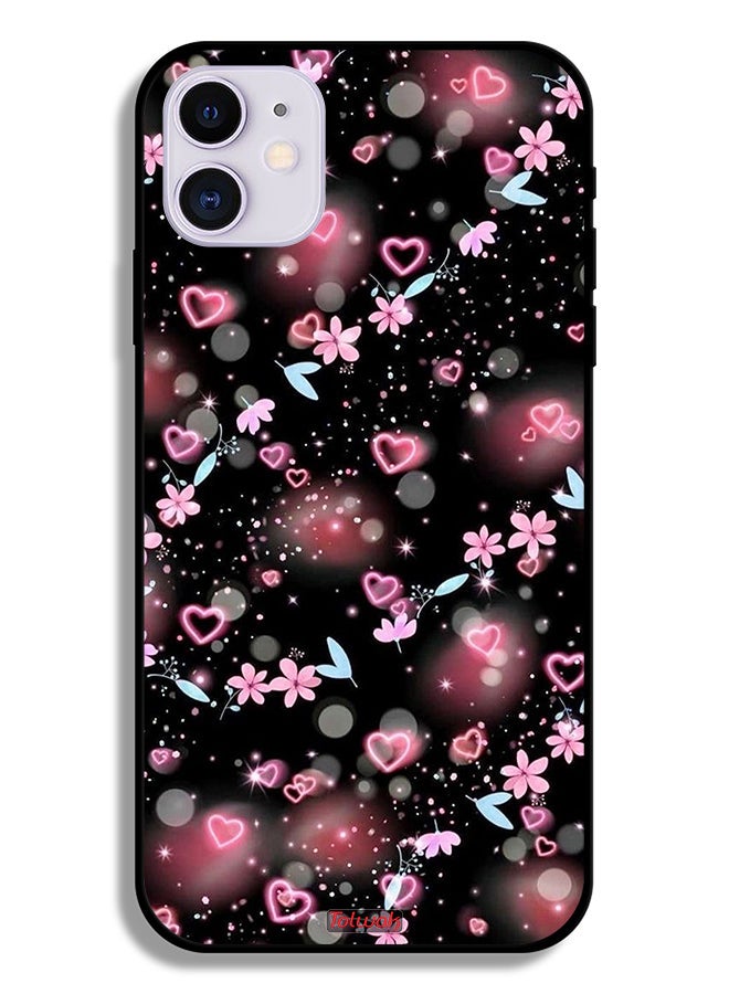 Tolwak Apple iPhone 12 mini Protective Case Small Hearts And Flowers - Image 2