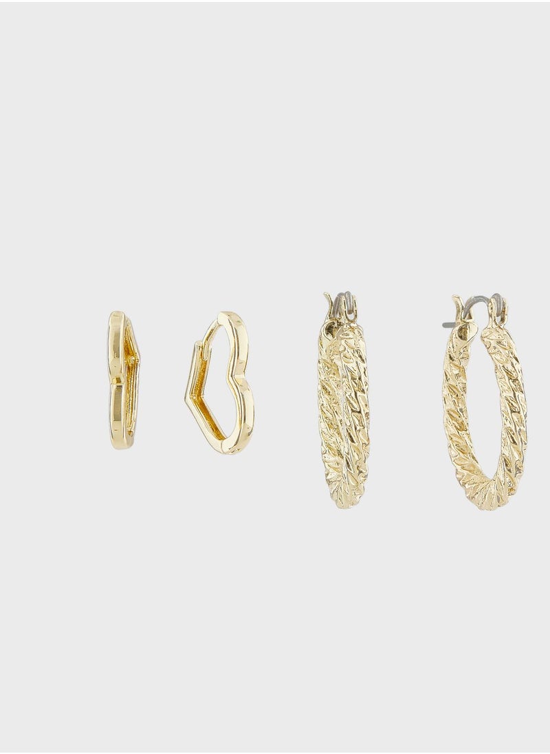 ONLY - Lydia 2 Pack Earrings - Image 1